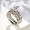 Jeulia 1.5 Carat Marquise Cut Ring Women2 PC Wedding Ring