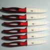 Cuchillo de cerámica para bistec, cuchillos superafilados, 6 piezas de