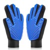 USION Pet Dog Cat Grooming Glove 2 Pack,[Upgraded 259 Pins]