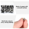 MECCANIXITY 70 Pcs Metal Locking Pin Backs, Locking Pin Keepers