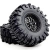 HOBBYSOUL 2.2 Beadlock Wheels and Tires 124mm Tall Tyres, Mud