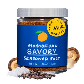 Momofuku Savory Seasoned Salt by David Chang, (4 Ounces), Umami Seasoning for Meat & Vegetables, Supercharged Salt & Pepper, Chef Made for Cooking, Extra Umami Boost