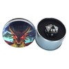 Druid Forge 35mm d20 Dragon Egg dice - Darkvision Black