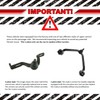 TRQ TRQ Front Suspension Kit Ball Joint Control Arm with