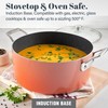 Granite Stone Cookware Nonstick Stock Pot, Multipurpose Nonstick 5 Quart