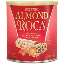 Almond Roca Buttercrunch Toffee with Almonds, 10 oz by Almond Roca