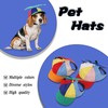 Pet Propeller Hats,Rainbow Helicopter Top Hat, Sun Hat Soft Comfortable