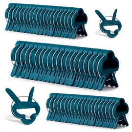 Tomato Plant Support Clips – 60 Pcs Reusable Plastic Garden Clips in 2 Sizes for Upright Growth of Vegetables, Flowers & Vines