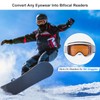 OKH Stick-on Bifocal Lenses Reader, Reusable Adhesive Magnifying Reading Lenses
