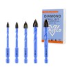 VENJELD Masonry Drill Bits Set - 5/6/8/10/12mm 5Pcs Carbide Drill