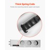 VEVOR Stainless Steel Mud Flap Hangers with Light Cutouts, 2-1/2"