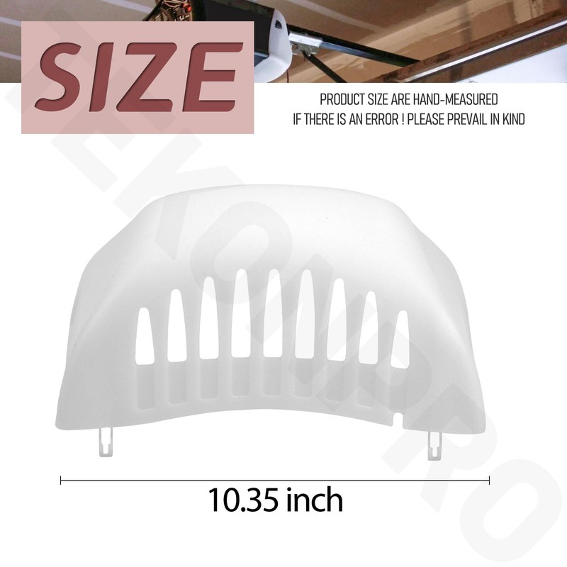 2 Pcs 108D79 Garage Door Opener Light Lens Cover for