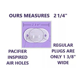 SafetyCaps 24 SafetyCaps Safety Plugs Outlet Safety Covers Baby Shower Gift Made in the USA