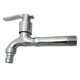KANANA Tap for Sink, Wall Fitting, Garden Tap, Outlet Valve, Valve 1/2 Inch (HV854) Tap 14 cm Long with Adapter.