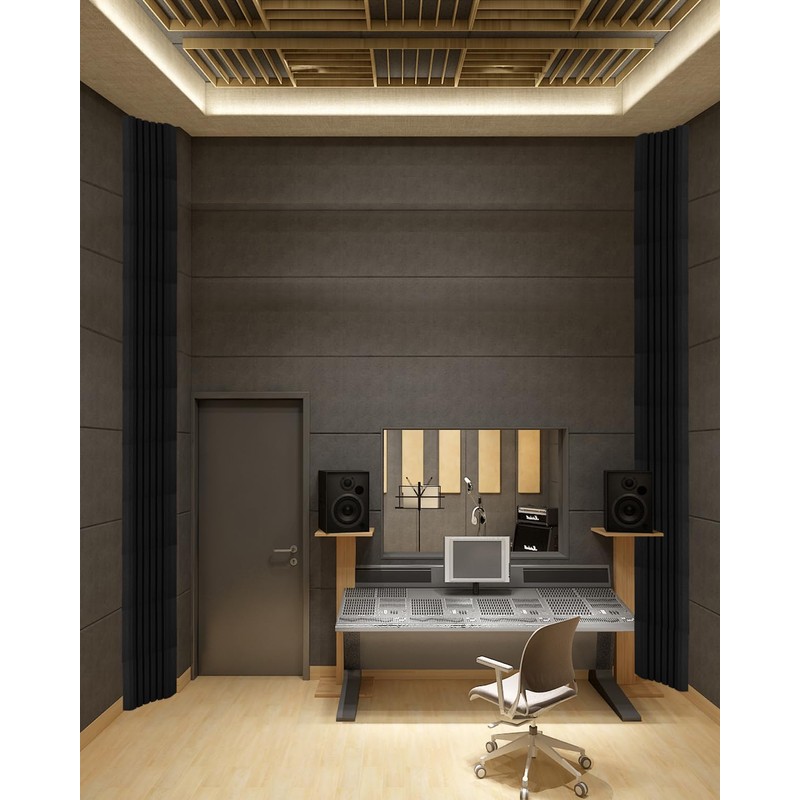 8 Pack - Bass Traps Acoustic Foam Corner, 9.8x9.8 *