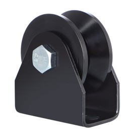 Skelang 4-Pack V Groove Caster 2.5 Inches, Sliding Gate Wheel, Rigid Caster for Rolling Gate and Fence, Sawmill, 772 Lbs Each Load Capacity