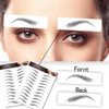 4D Hair-Like Eyebrow Tattoos Stickers, 7 Sheets Natural Fake Eyebrow