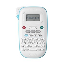 Brother P-Touch PT-N10 etiquetadora de mano personal, portátil e imprime, cintas de etiquetas personalizadas de color de ~½” (12mm) de ancho, P-Touch 