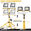 HBN 18000 Lumen LED Work Lights W/ Stand,2 Adjustable Head