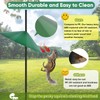 24-inch Large Outdoor Squirrel Baffles for Bird Feeders Pole, Two
