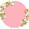 CREATCABIN 7.2 ft Round Wedding Arch Cover Wedding Arch Stand