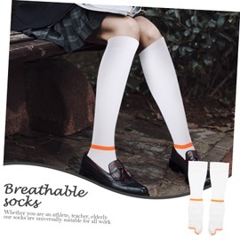 IWOWHERO 1Pair Medical Compression Socks for Men Women Breathable Support Hose for Everyday Use Nursing Travel Flight and Edema Comfortable Knee High Stockings