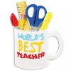 PolarX Best Teacher Mug With Tools Christmas Ornament
