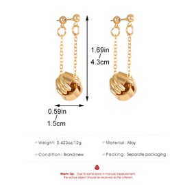 Classic Gold Silver Twisted Love Knot Stud Earrings Bridesmaid Gift for Women (silver)