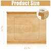 SoeKoa Reversible Wood Pastry Board, 20"X24"Kneading Board, Pastry Board for