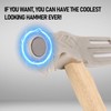 Magnetic Roofing Hammer, Multifunctional Magnet Roofing Hatchet with Solid Wood