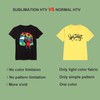 A ANGG Sublimation HTV for Dark/Light Fabric - Matte Sublimation