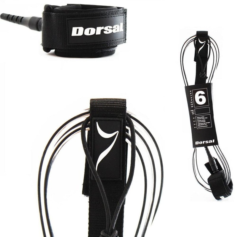 DORSAL Surf Leash for Surfboard Longboard SUP Leg Rope 7'