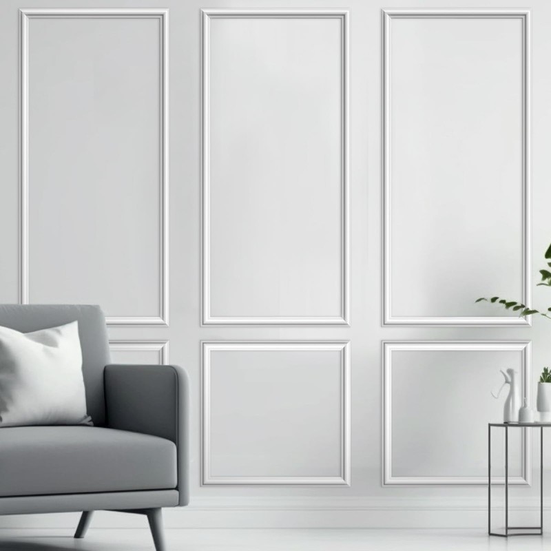 Pangda Peel and Stick Wall Molding Kit, 3D Premade Accent