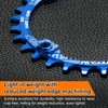 sourcing map 104BCD Bike Chainring 30T Round Narrow Wide Single