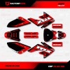 Factory EFX Black & Red Shift Racing Graphics kit Fits