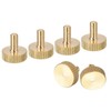 QUARKZMAN M4 x 8 mm Knurled Thumb Screws, 6 Pieces