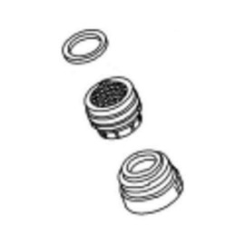 Kohler 1103470-CP 1.5 GSM Aerator Kit, Polished Chrome