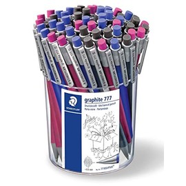 Graphite 777 - 0.5mm Mechanical Pencil Cups with 50 Assorted