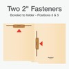 Pendaflex End Tab Fastener File Folder, Manila Folders with Two