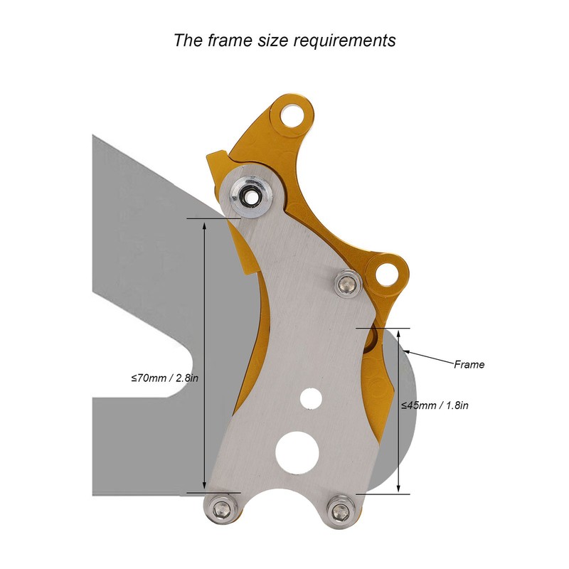 Disc Brake Adapter CNC Integrated Process Aluminum Alloy Fixed Seat