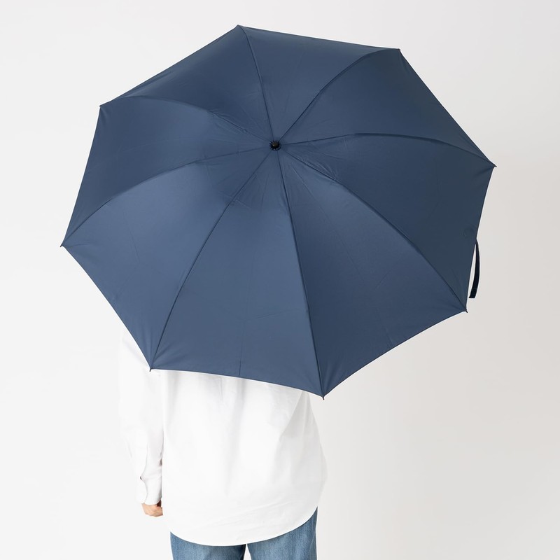 LIEBEN-0221 Men's Folding Umbrella, 25.6 inches (65 cm) x 8