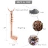 Golf Clubs Cremation Jewelry for Ashes,Funeral Keepsake Urn Pendant Ashes