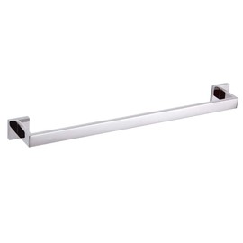 GERZWY 24-Inch Bathroom Towel Bar Stainless Steel Bath Towel Rack Contemporary Style Wall Mount Polished Finish FG160160-JG