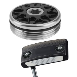 Briny River Golf Counterweight Screw Ball Head Weight 15g Compatible with Callaway Odyssey Triple Track Compatible with Stroke Lab,Silver and Black