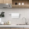 Deymogs Stainless Steel Kitchen Wall Roll Holder, No Drilling Required,