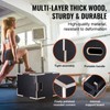 VEVOR 3 in 1 Plyometric Jump Box, Wooden Plyo Box,