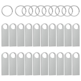 USB Stick 8 GB Pack of 20 ABLAZE Mini Memory Stick Waterproof 8 GB USB Sticks Metal Pack of 20 for Laptop, Computer, TV, Car