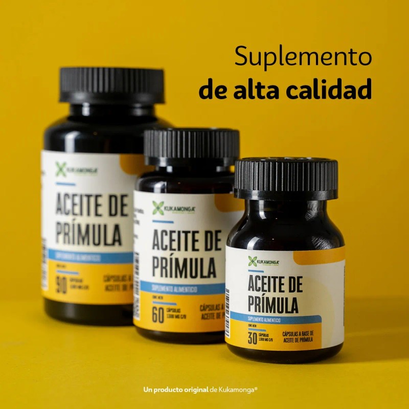 Aceite De Prmula Rico En cidos Grasos 30 Caps Sin