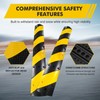 3.3Ft Recycled Rubber Speed Bump for Driveway, 2 Packs Heavy