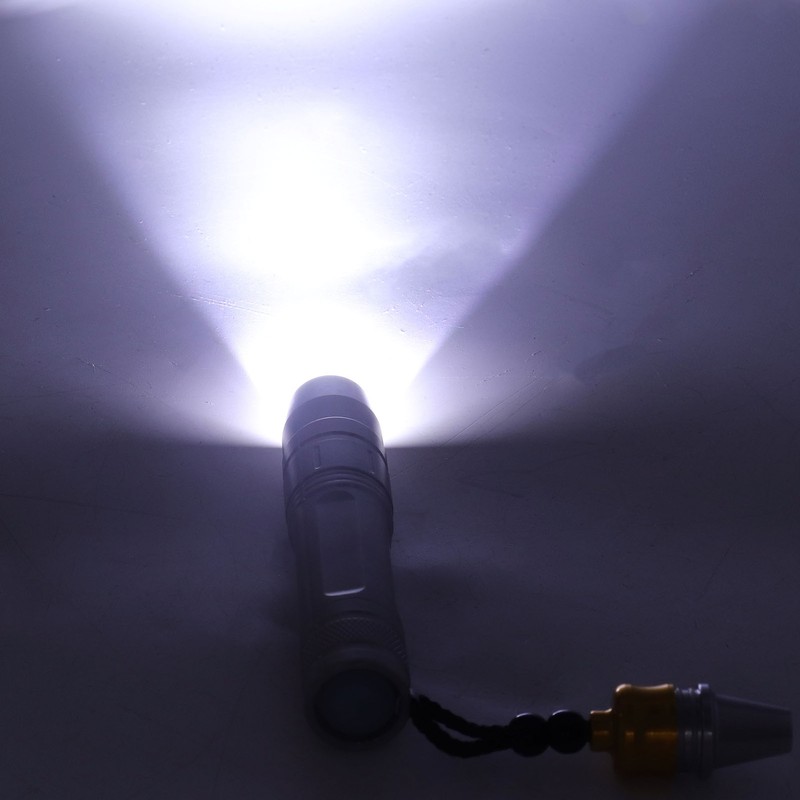 Identification Flashlight 3LED 3 Color Modes High Brightness Pocket Jade